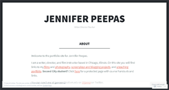 Desktop Screenshot of jenniferpeepas.com